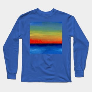 Where the sky meets the sea Long Sleeve T-Shirt